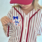 Baseball Bow Patch