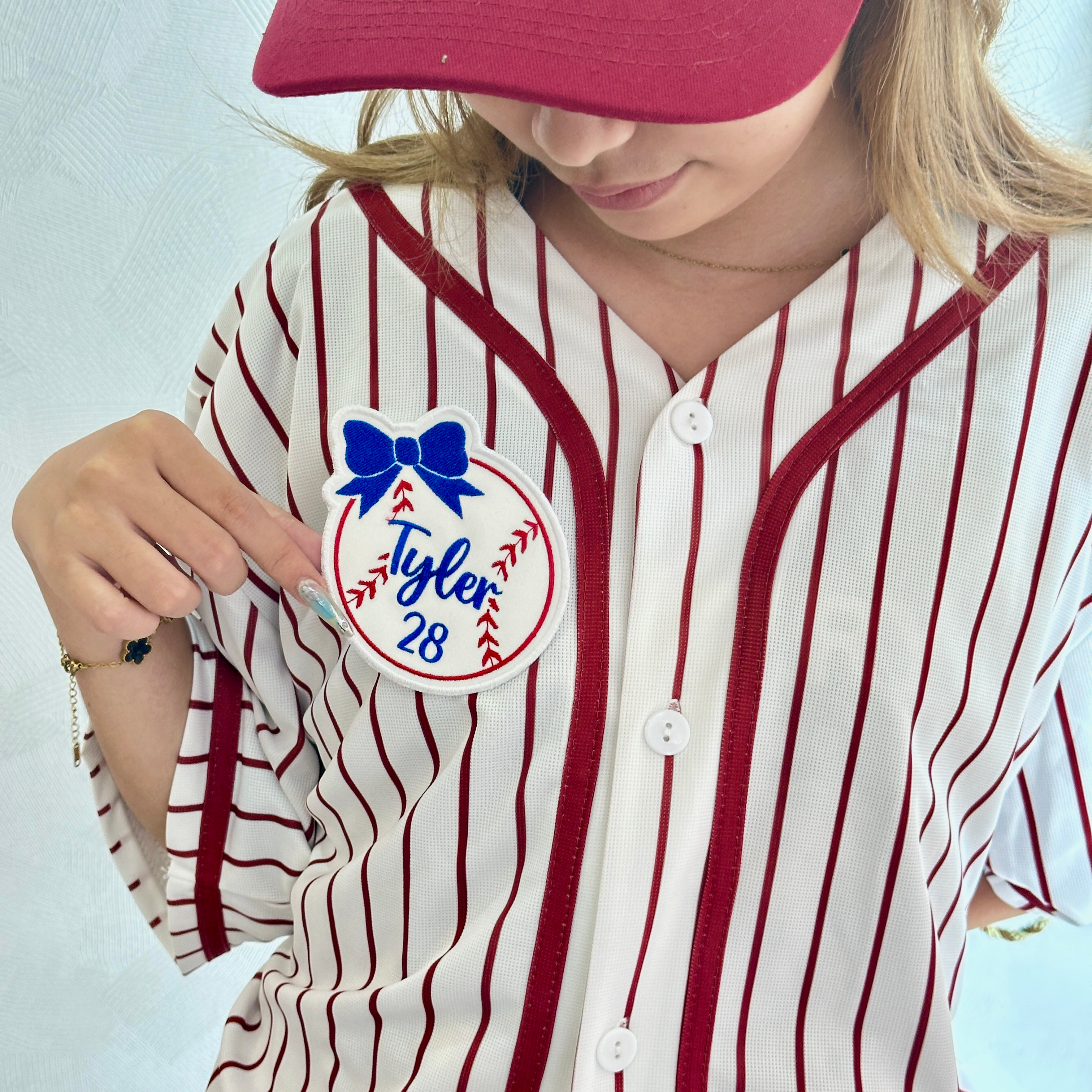 Baseball Bow Patch