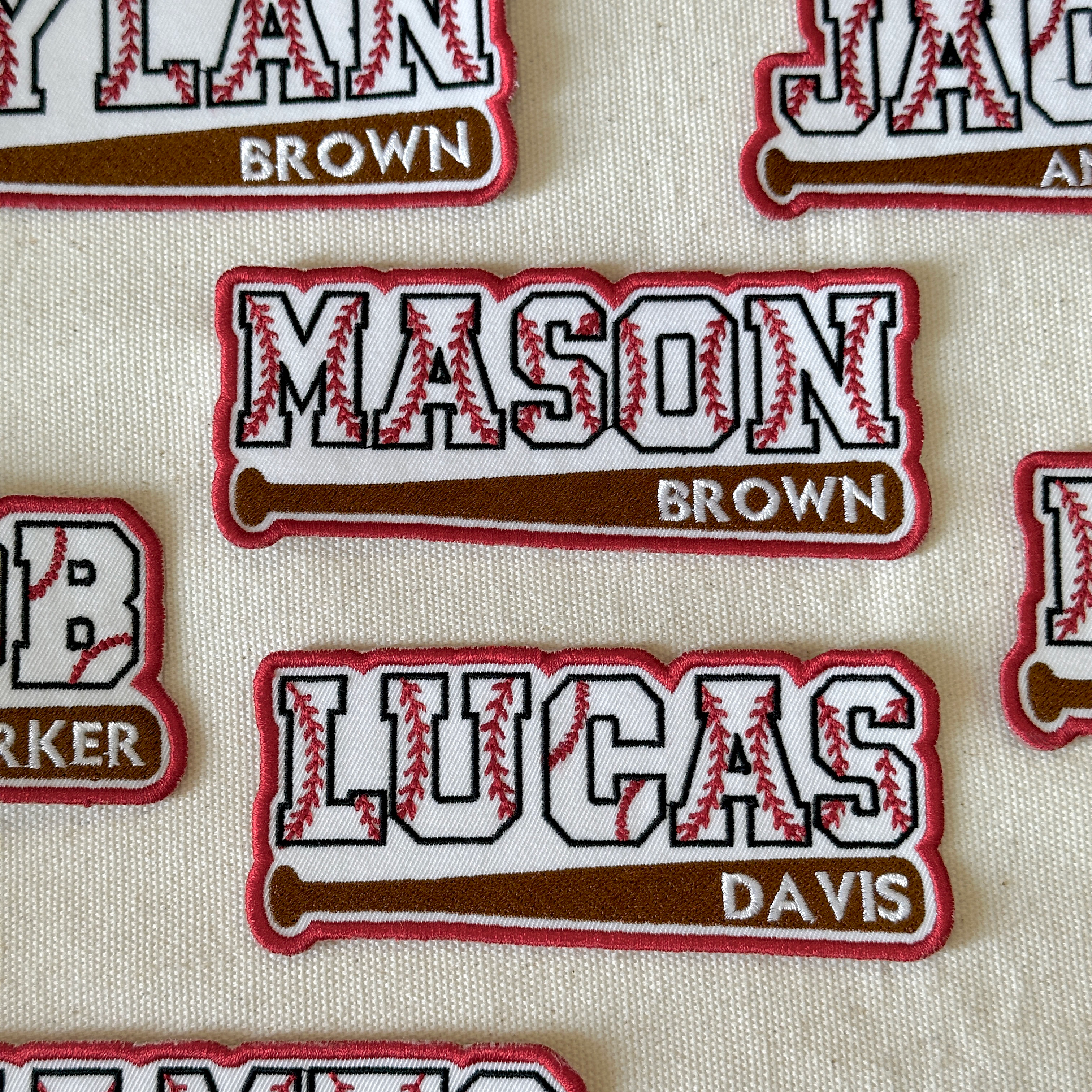 Baseball Custom Name Patch