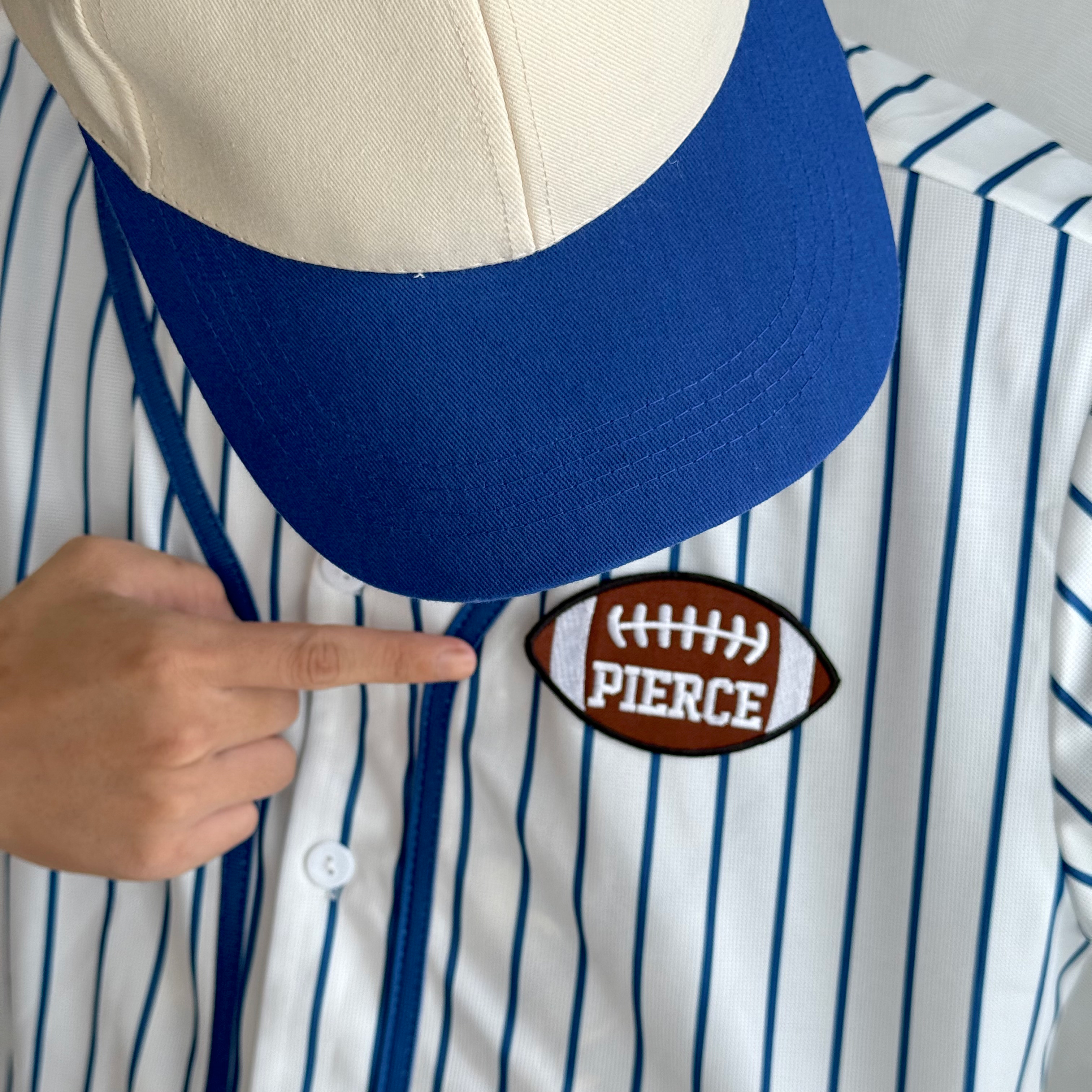 Personalized Football Name Patch