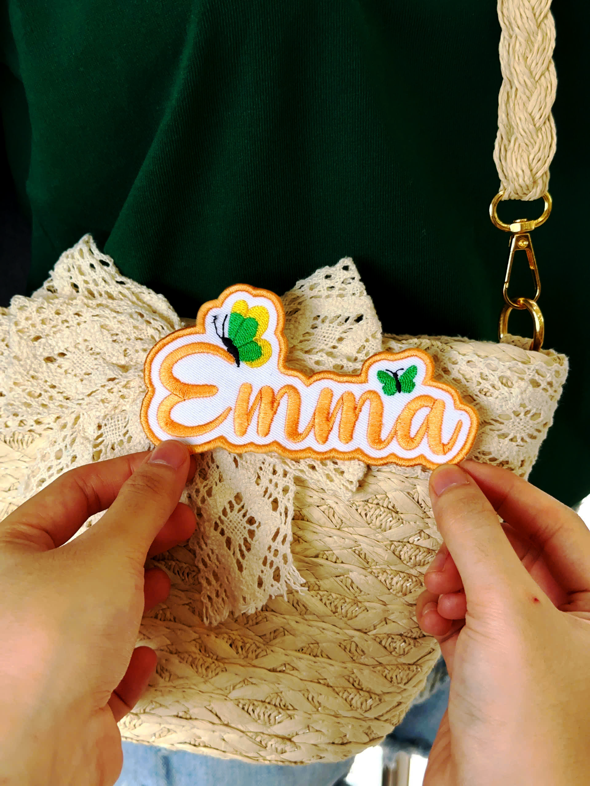 Custom Butterfly Name Patch
