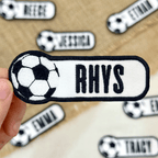 Custom Soccer Name Patch