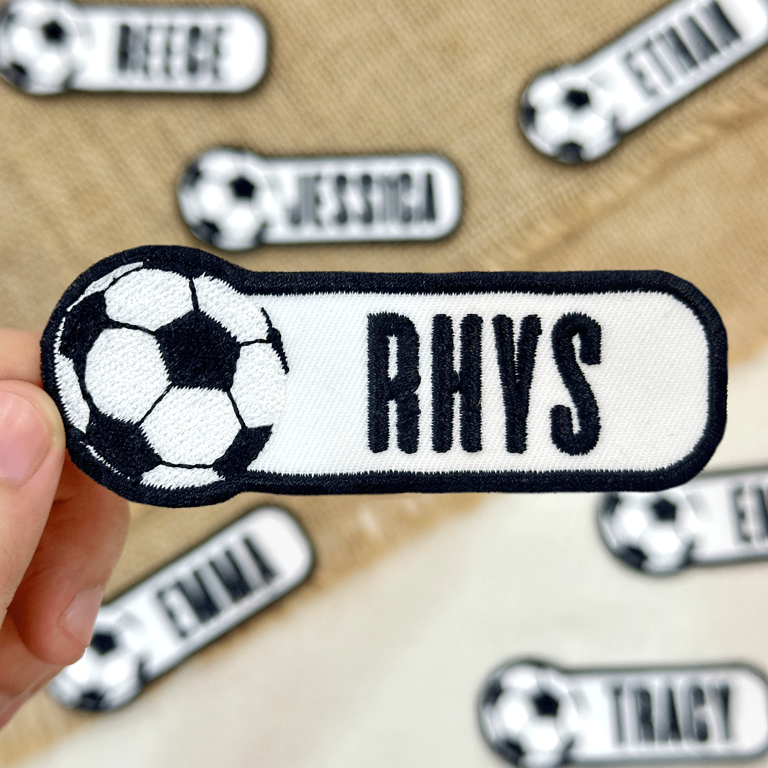 Custom Soccer Name Patch