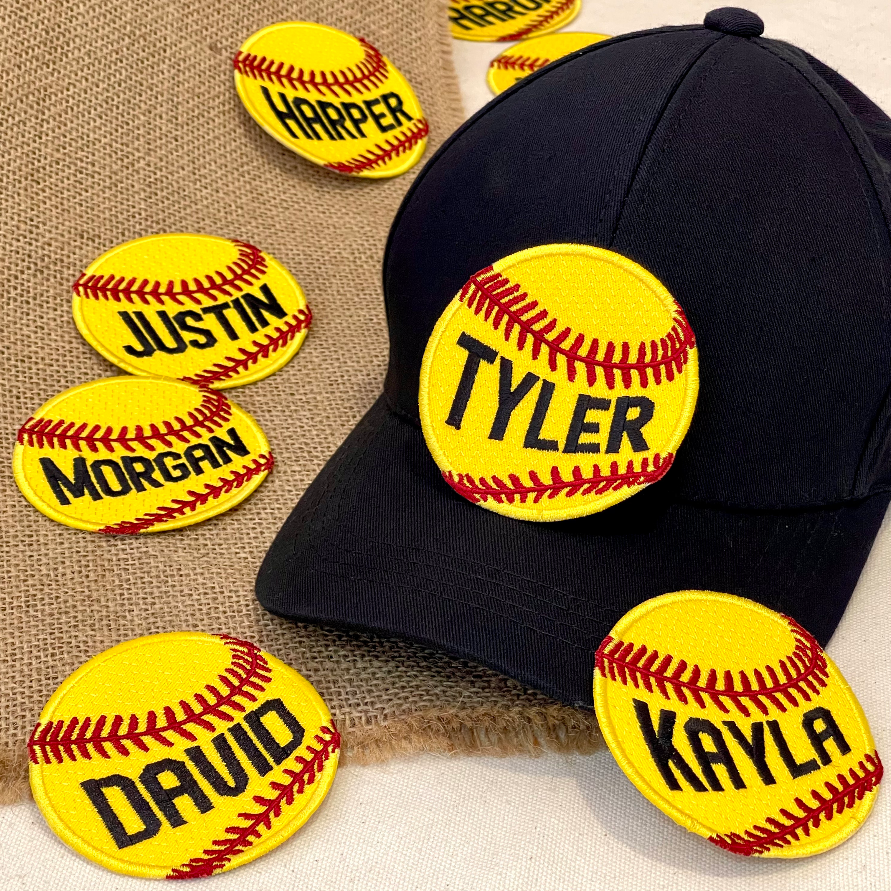 Personalized Softball Patch