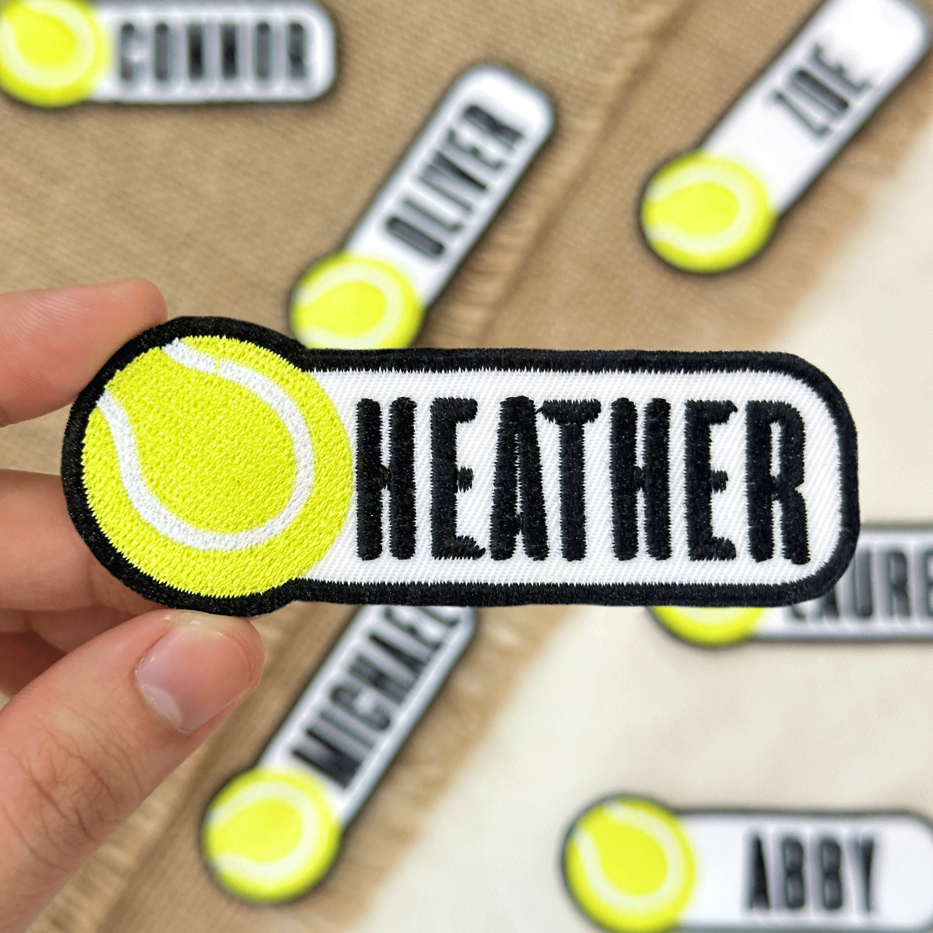 Custom Softball Name Patch