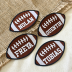 Personalized Football Name Patch