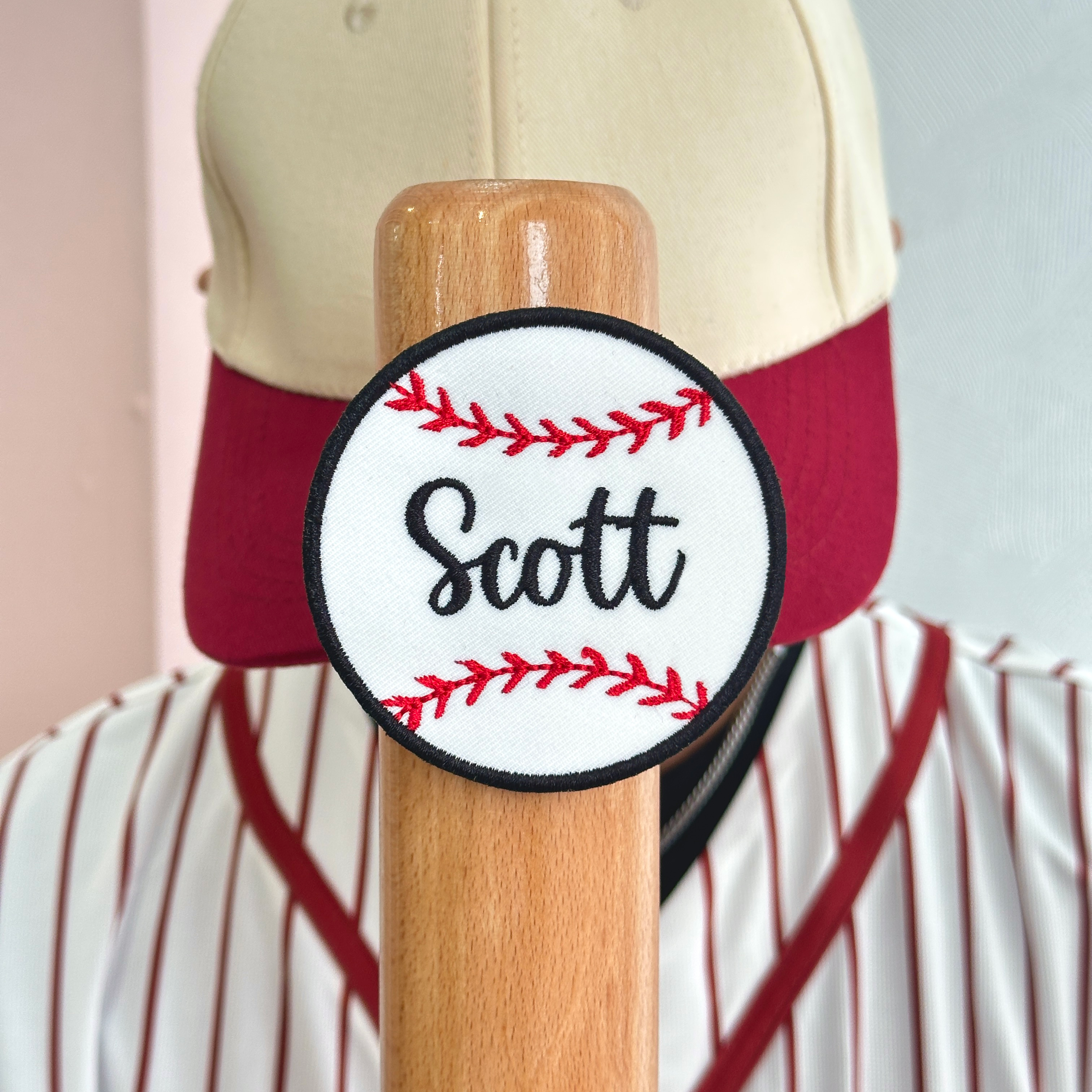 Baseball Round Patch