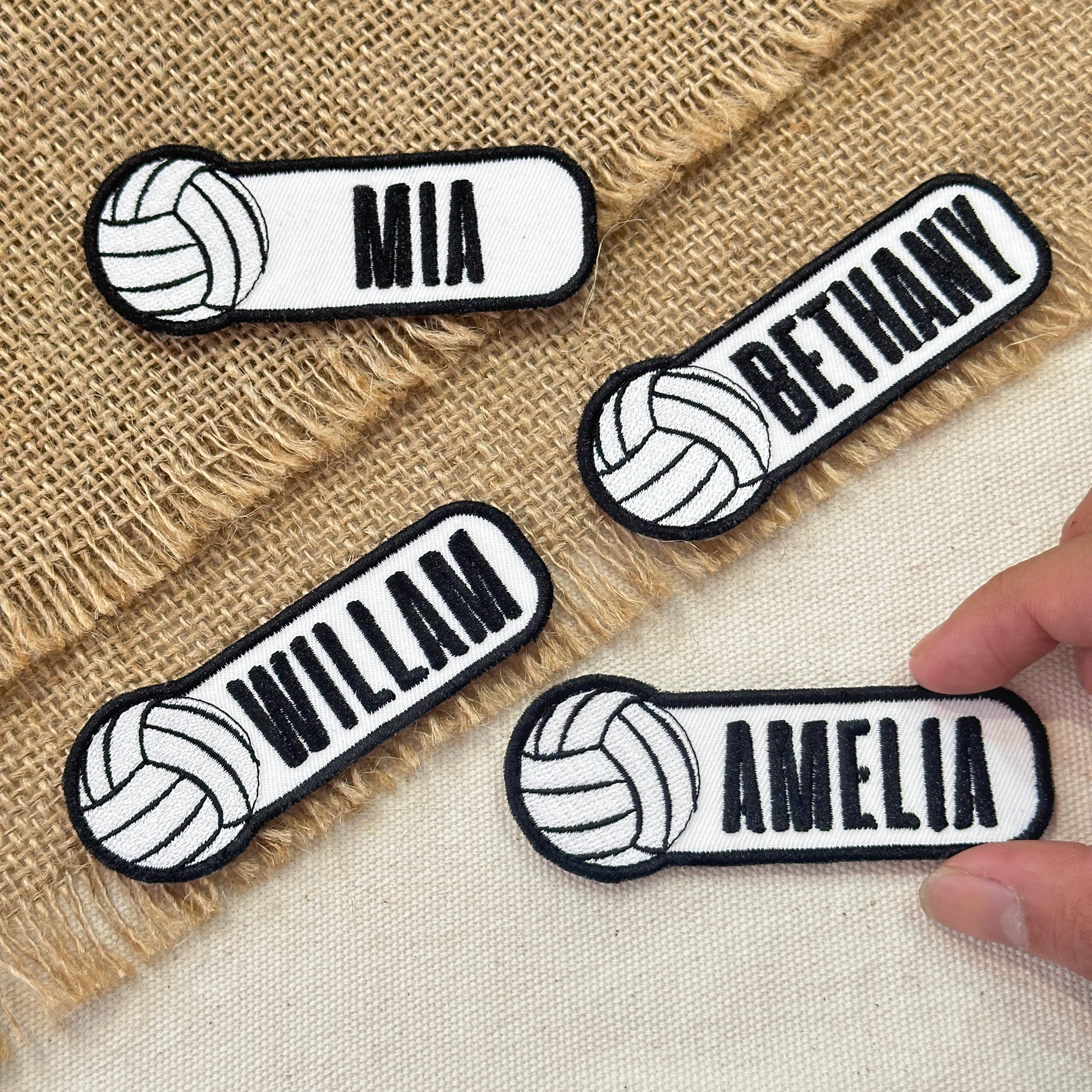 Custom Volleyball Name Patch