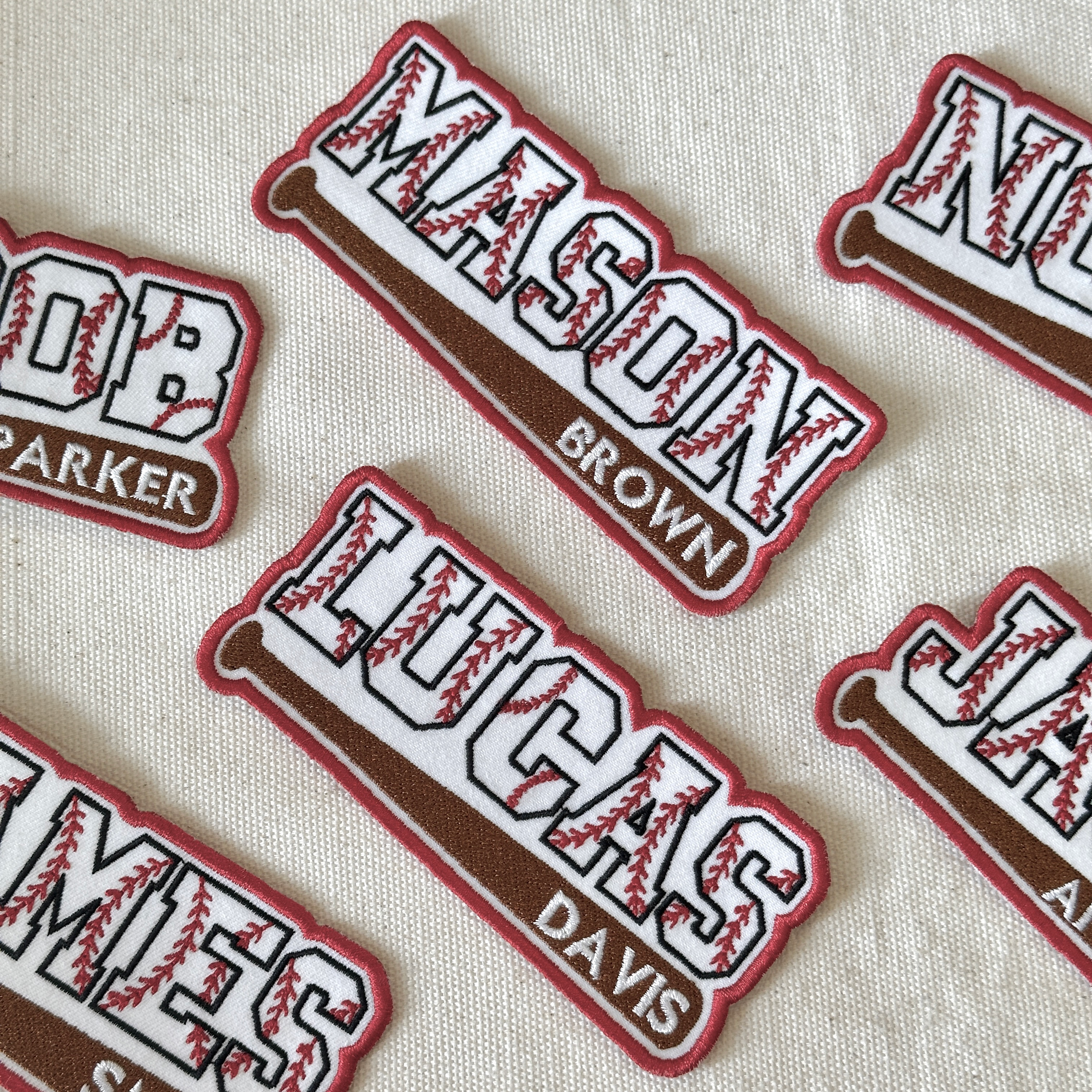 Baseball Custom Name Patch