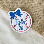 Baseball Bow Patch