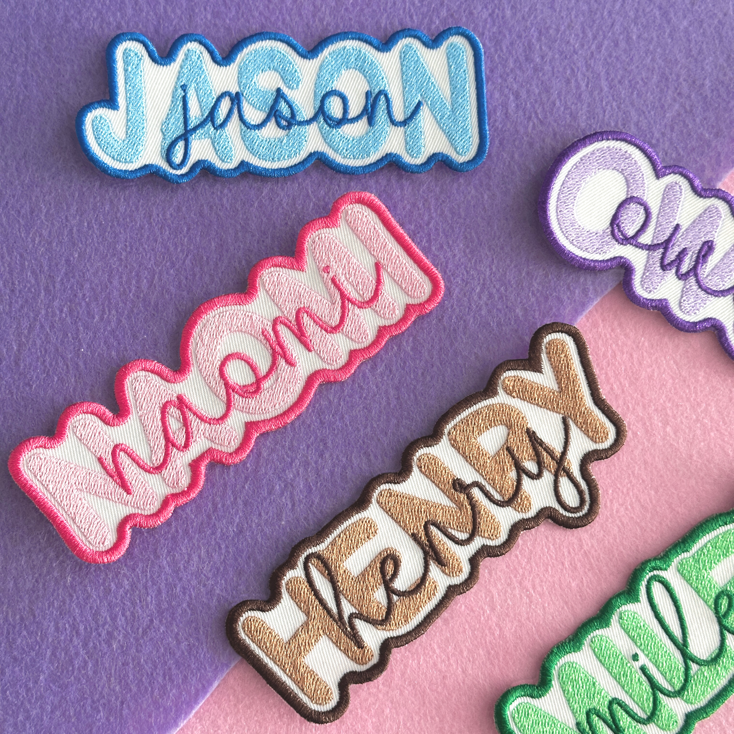 Double Layer Name Patch