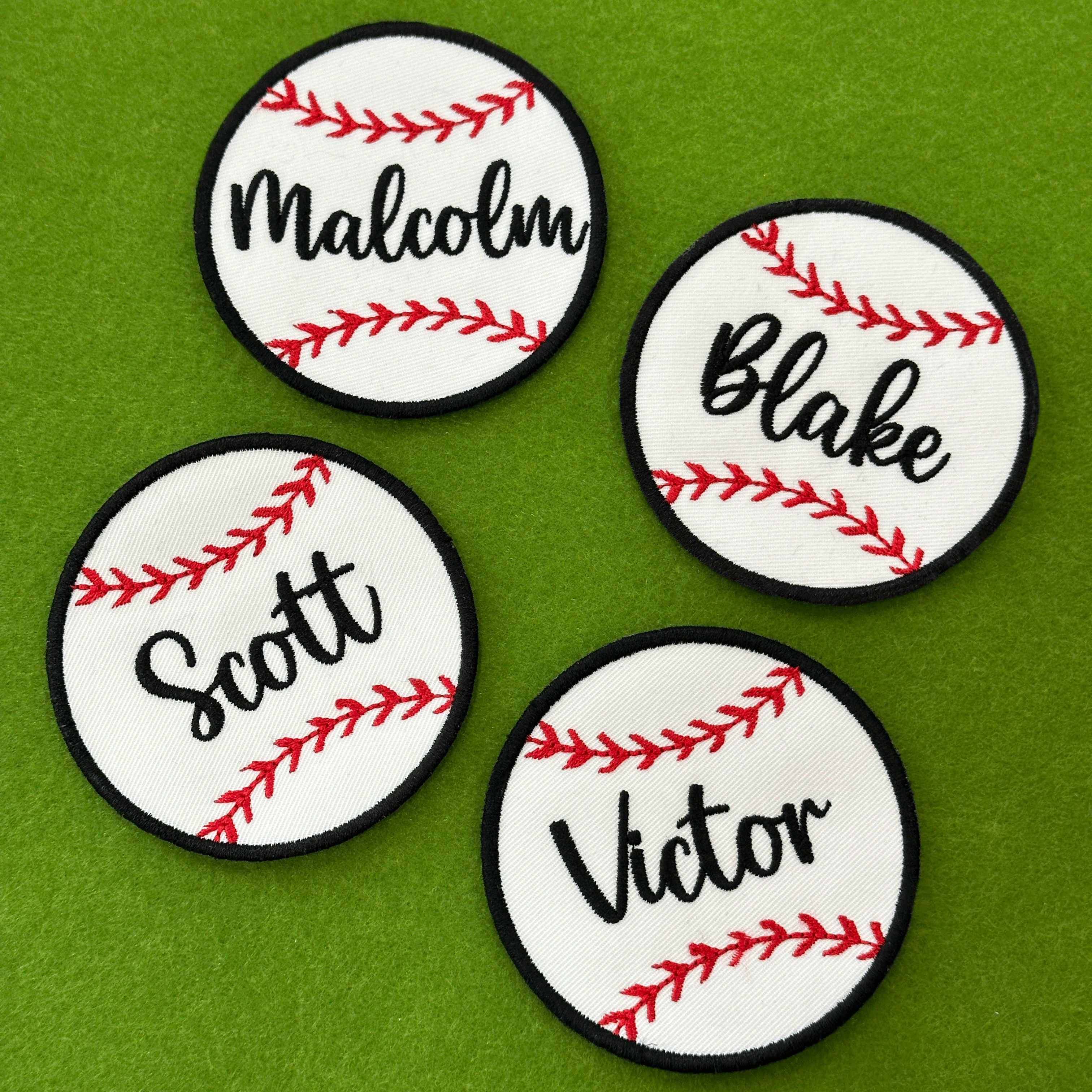Baseball Round Patch