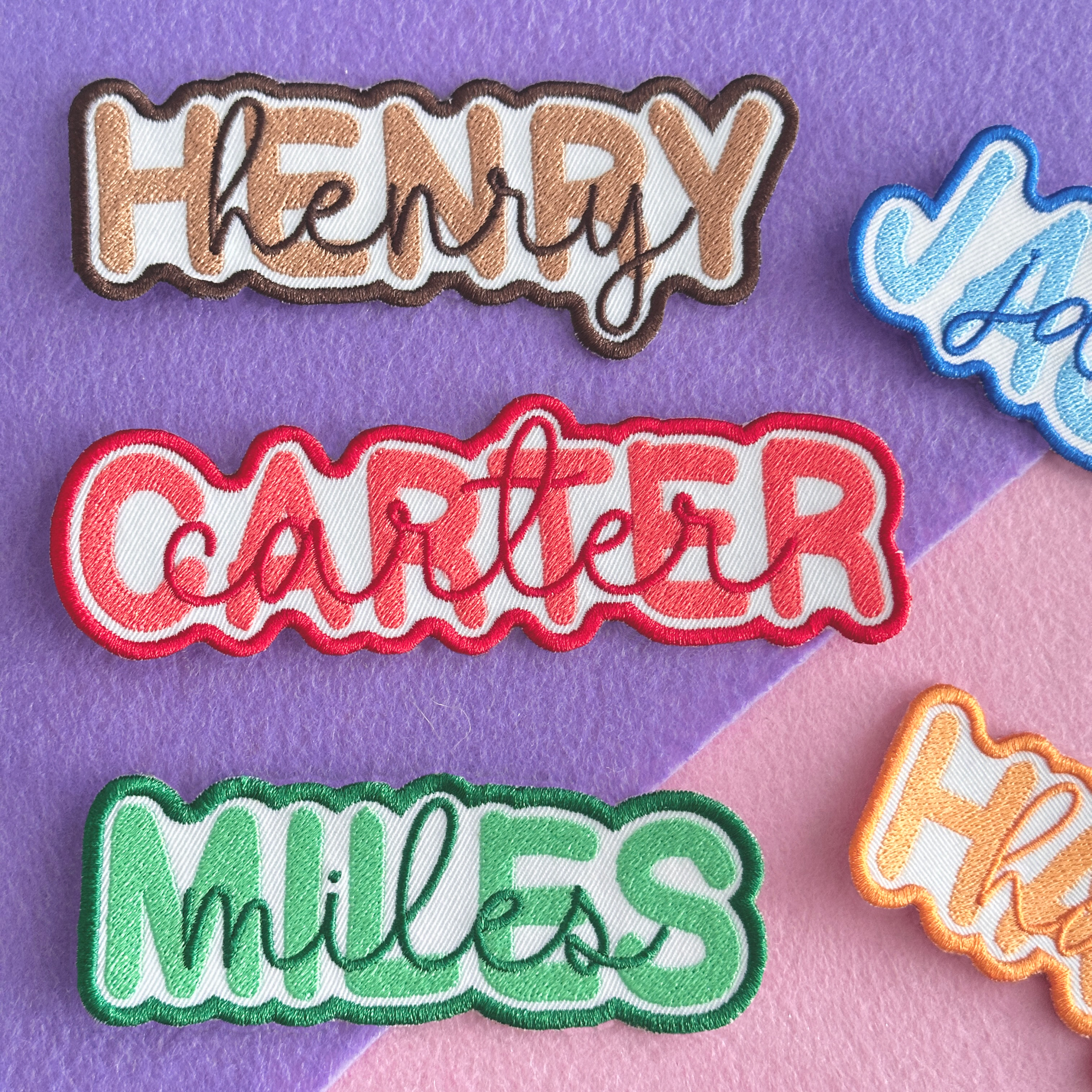 Double Layer Name Patch