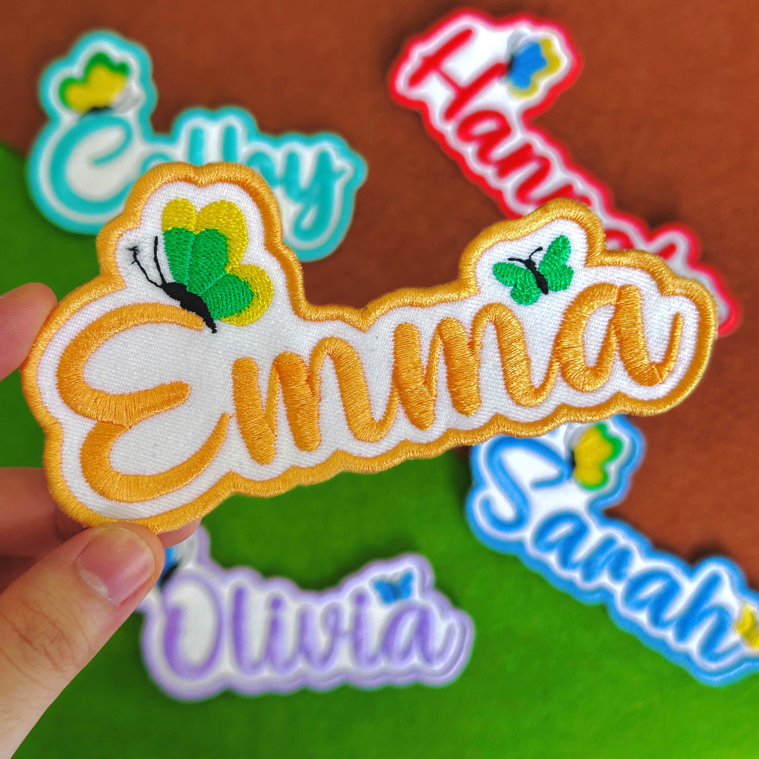Custom Butterfly Name Patch