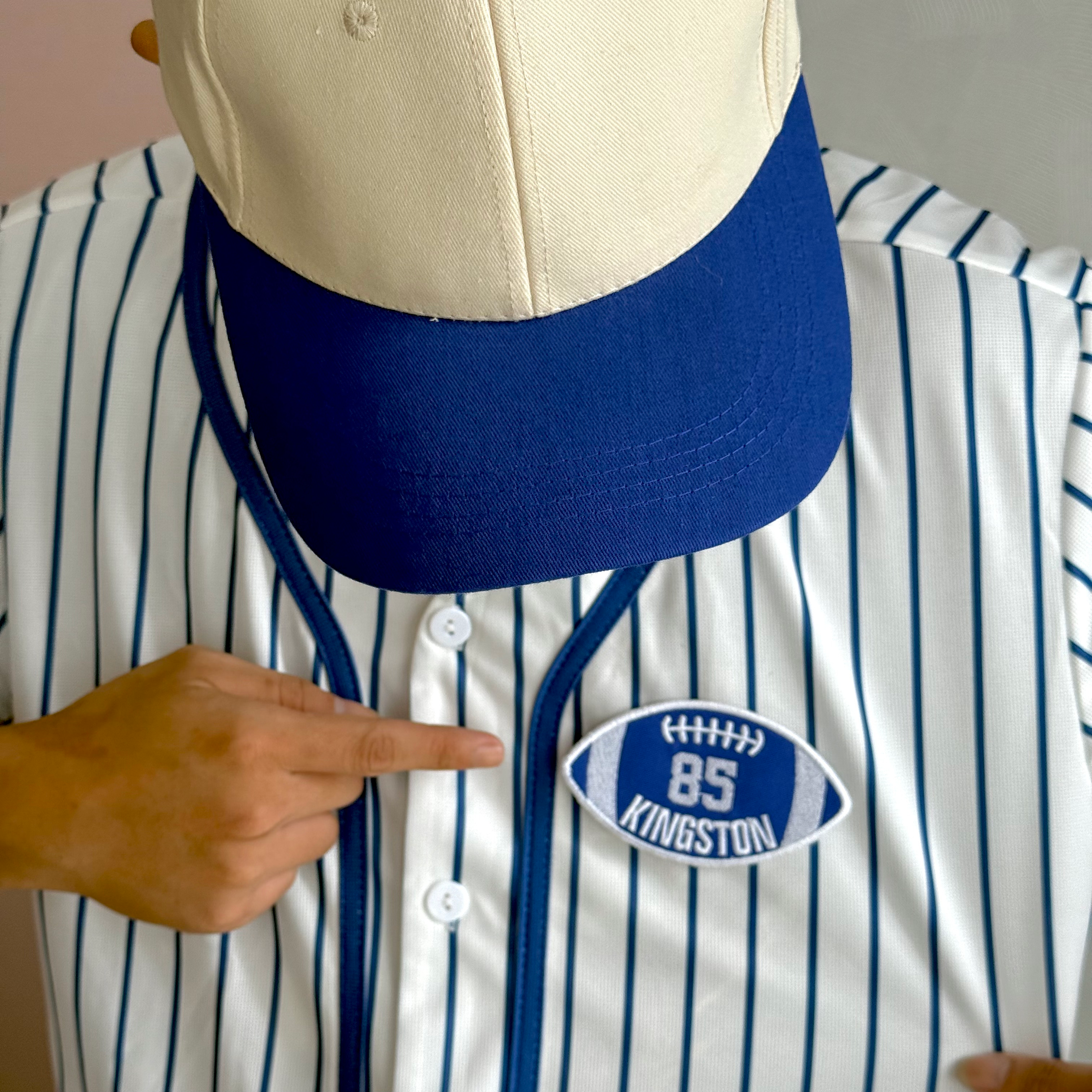 American Football Name Patch