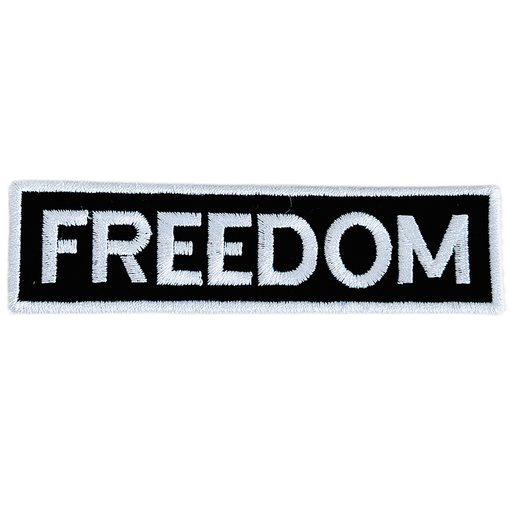 Freedom Embroidered Patch