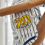 Softball Number Patch with Custom Name – Personalized Embroidered Sports Patch