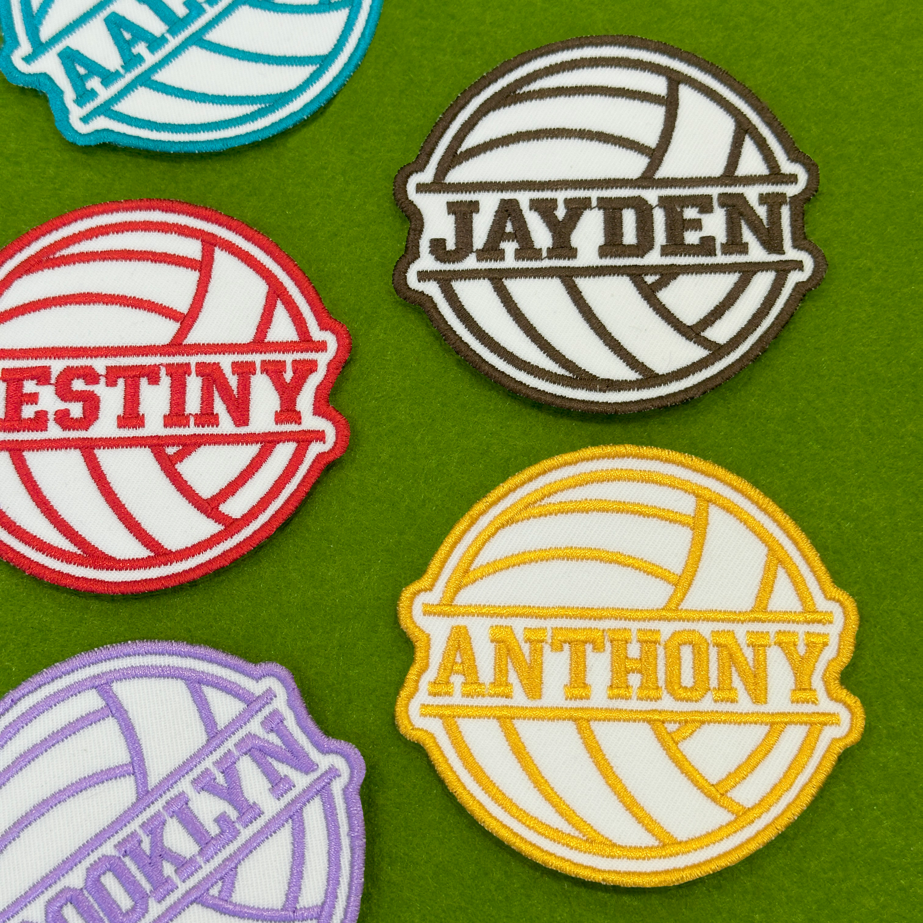 Personalized Volleyball Patch