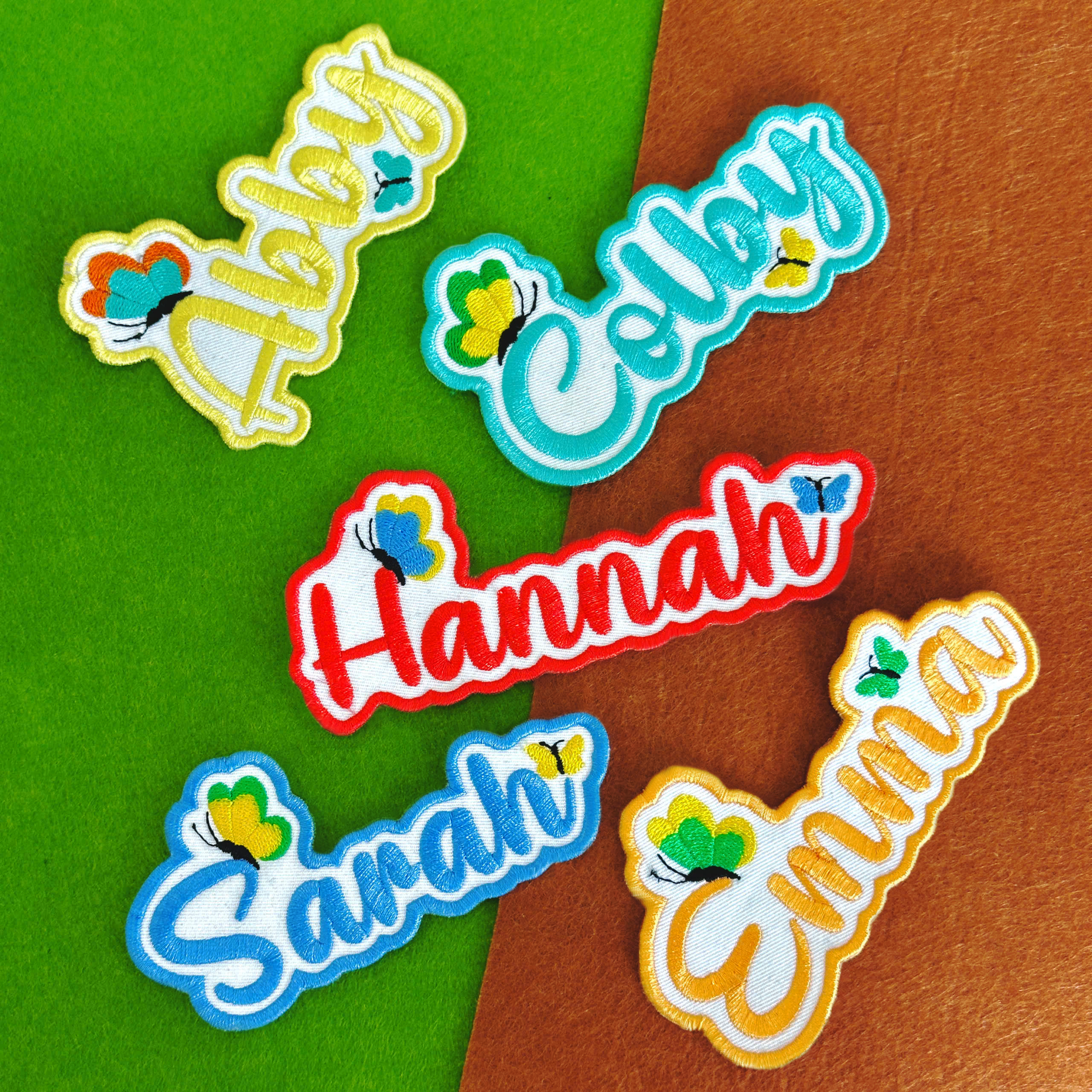 Custom Butterfly Name Patch
