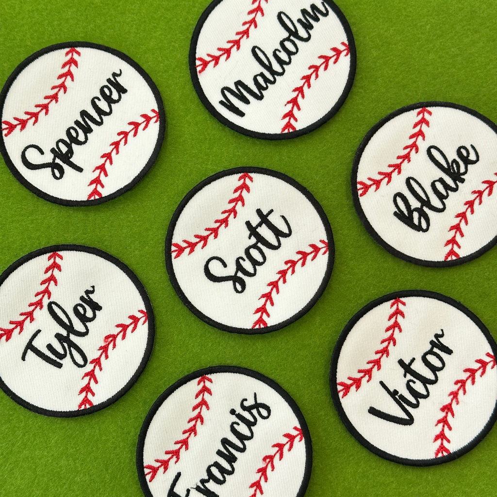 Baseball Round Patch