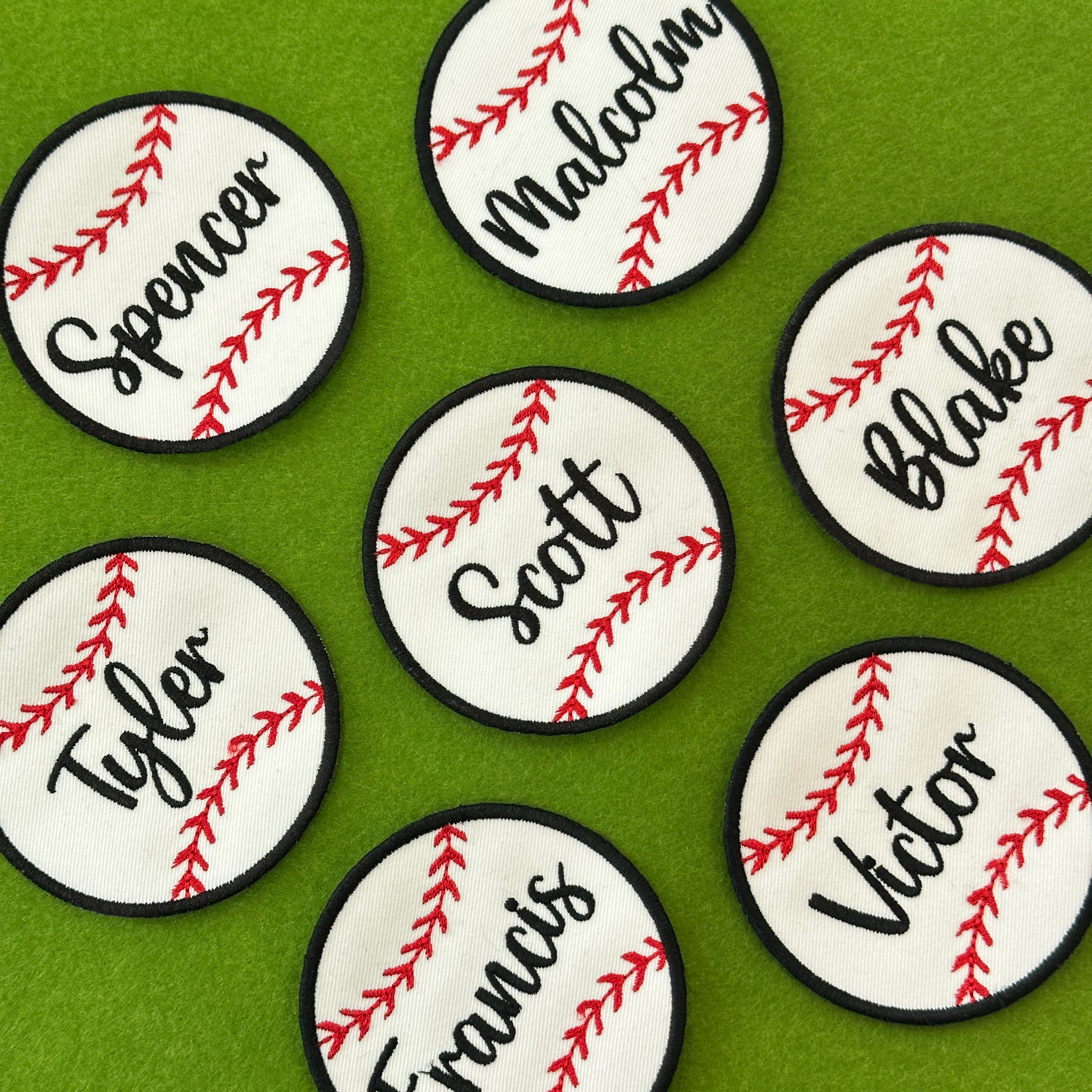 Baseball Round Patch
