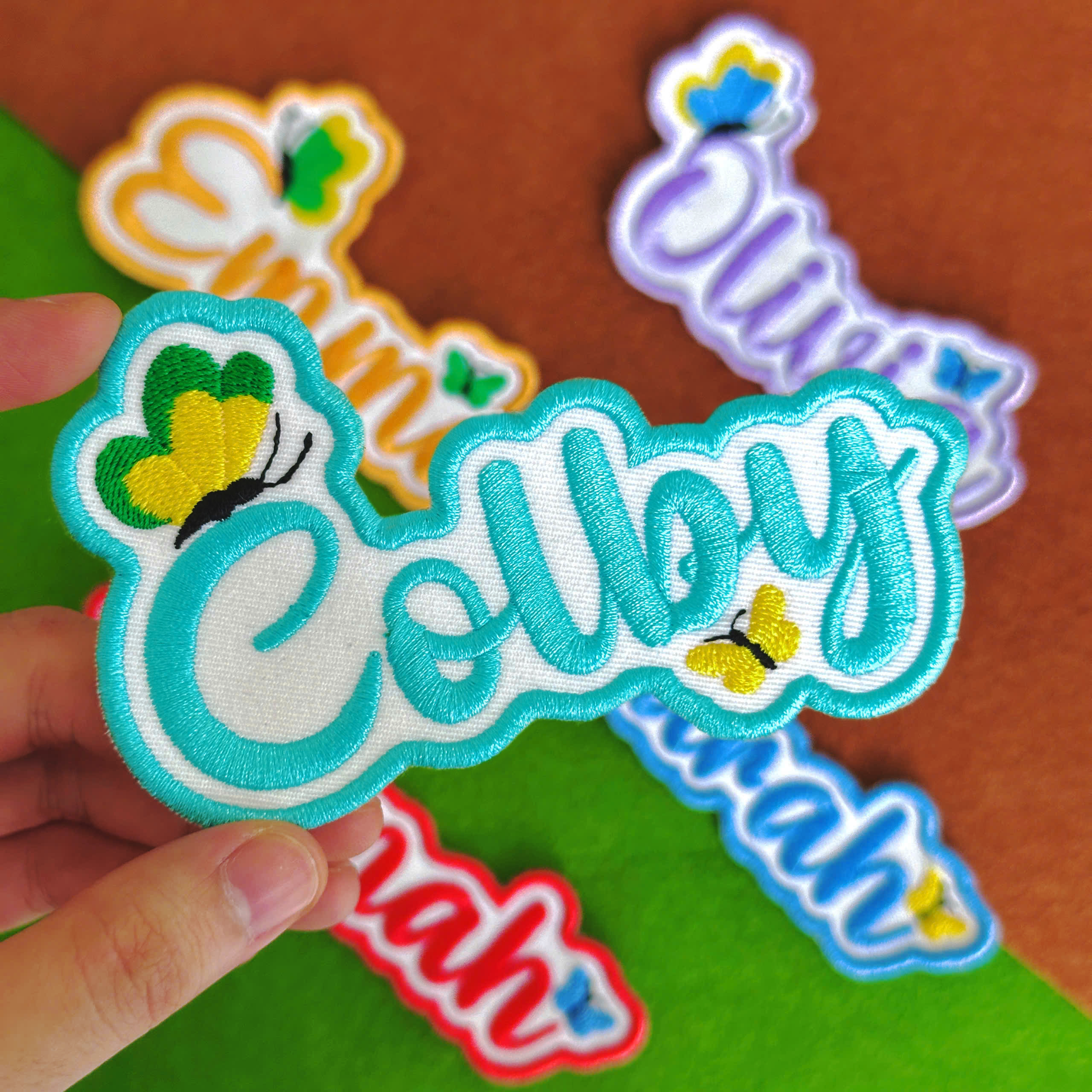 Custom Butterfly Name Patch