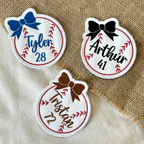 Baseball Bow Patch