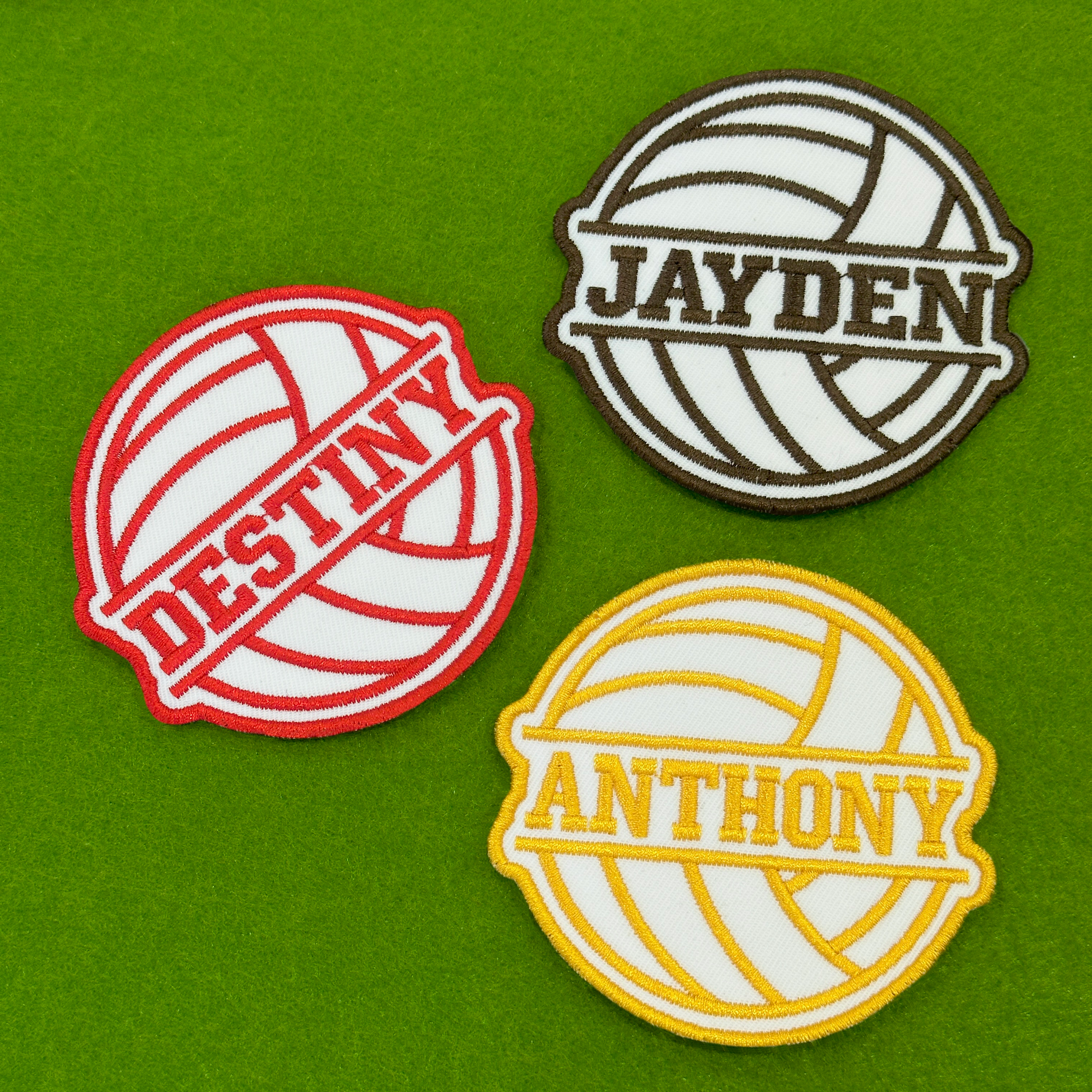 Personalized Volleyball Patch