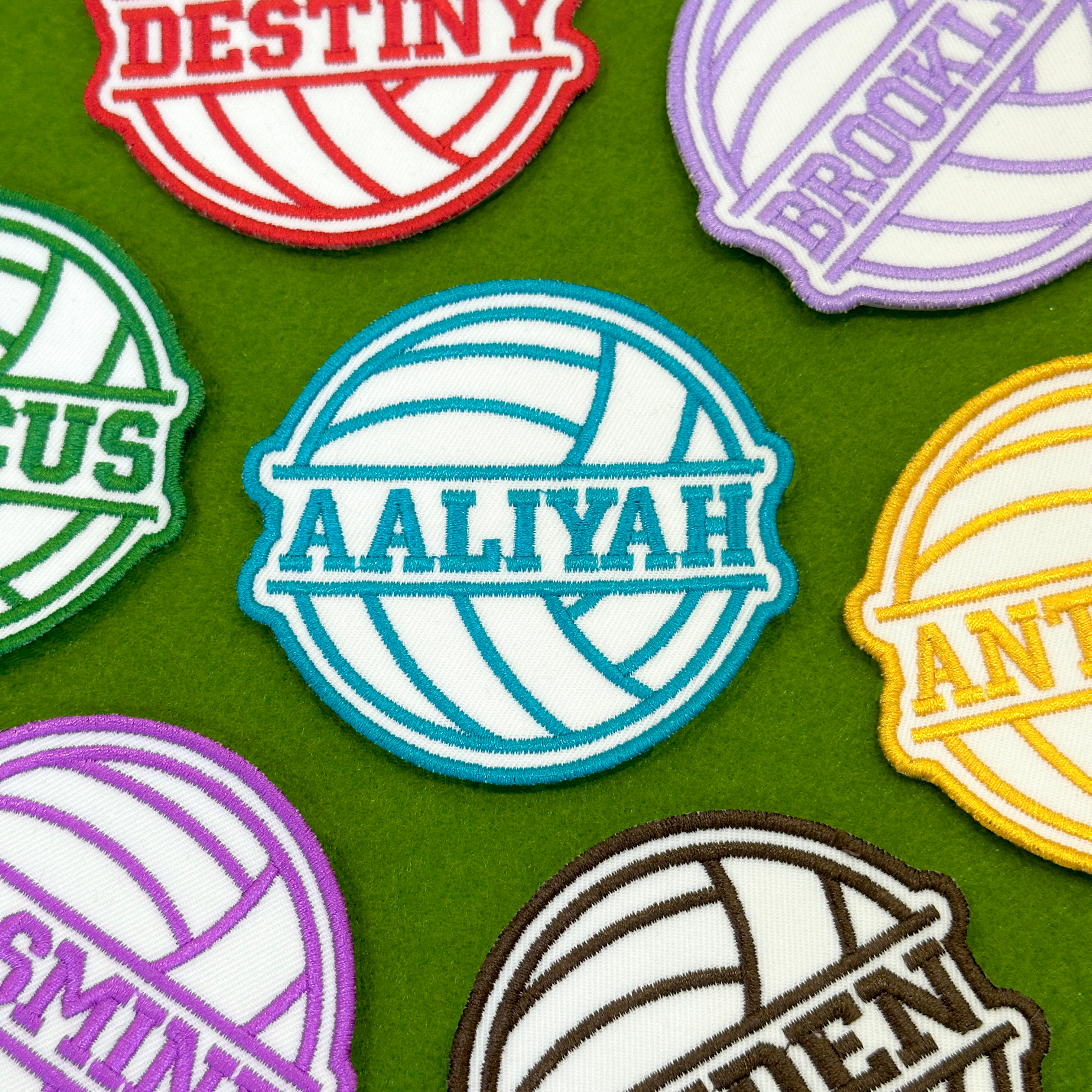 Personalized Volleyball Patch