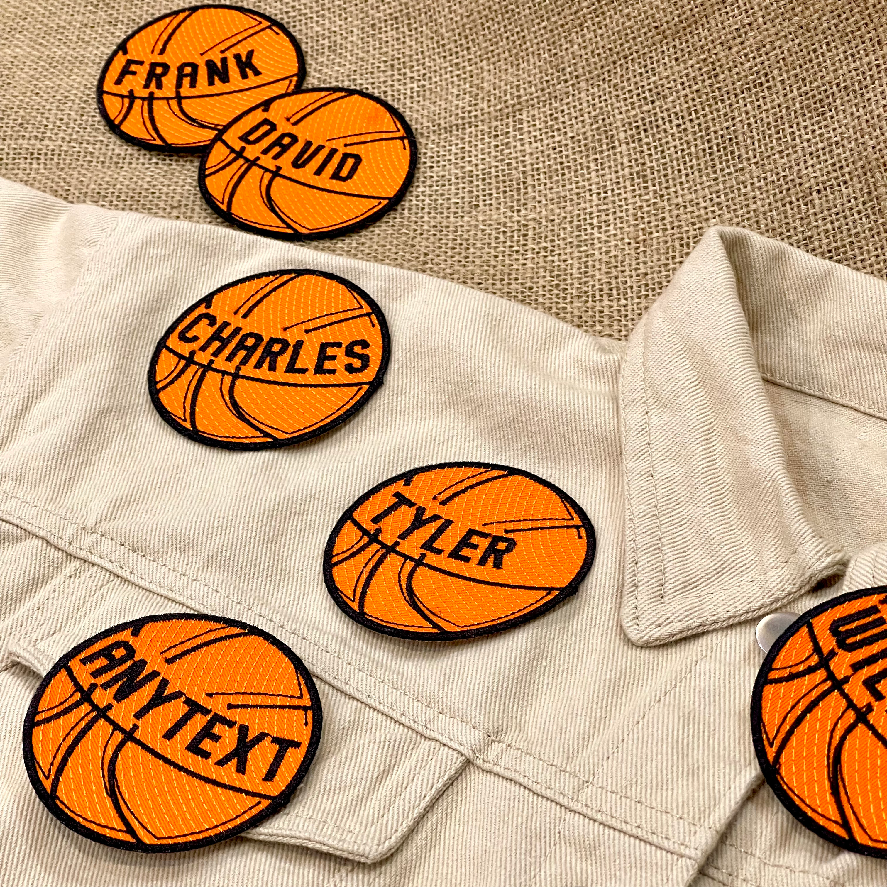 Basketball Player Name Patch