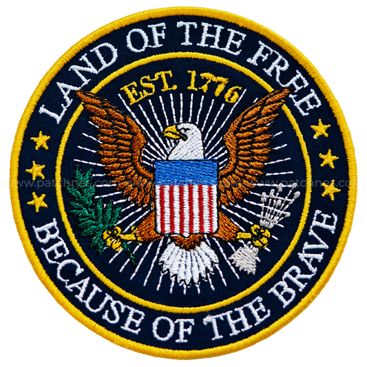 American Eagle 1776 Freedom Embroidered Patch