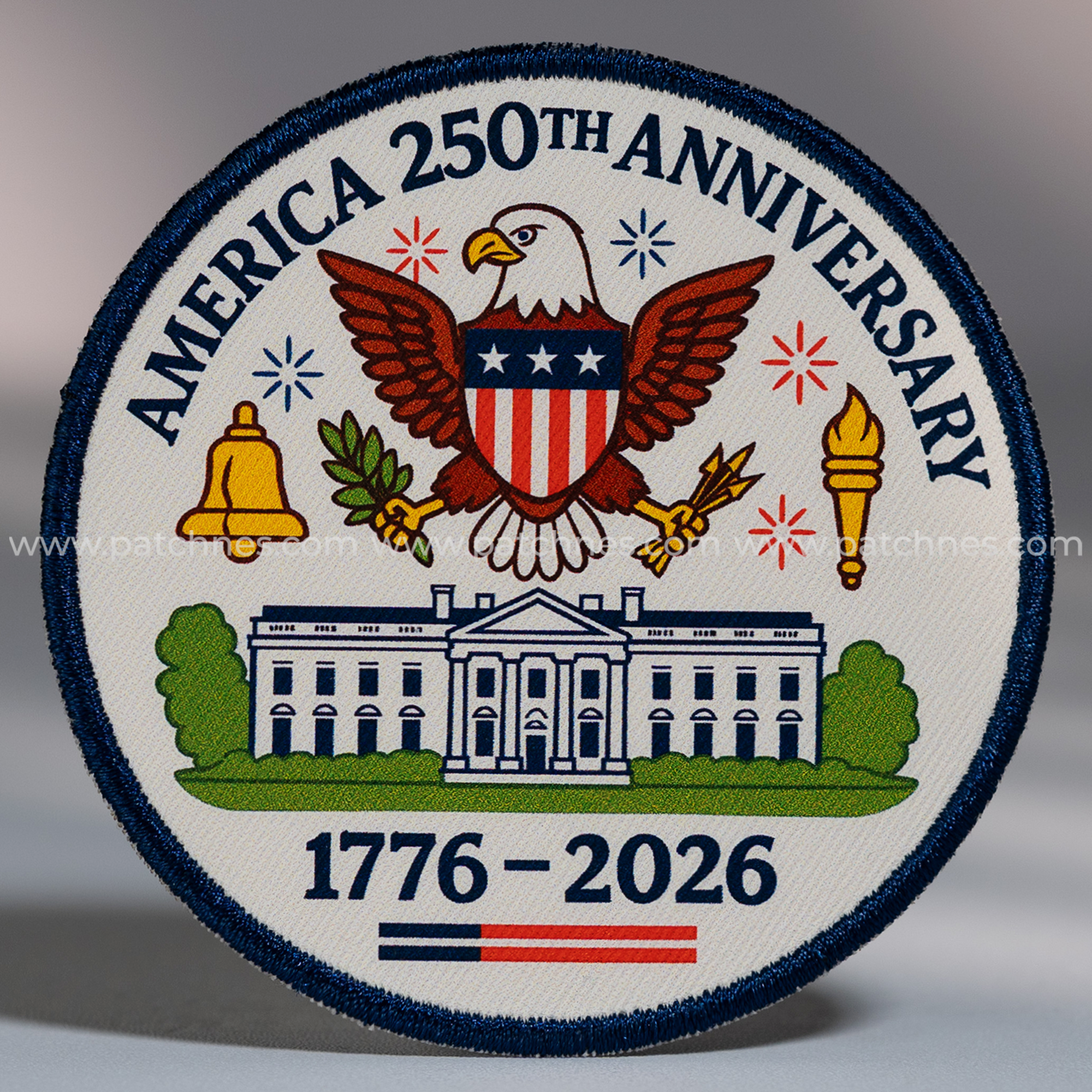 America 250th Anniversary Printed Patch | 1776–2026 USA
