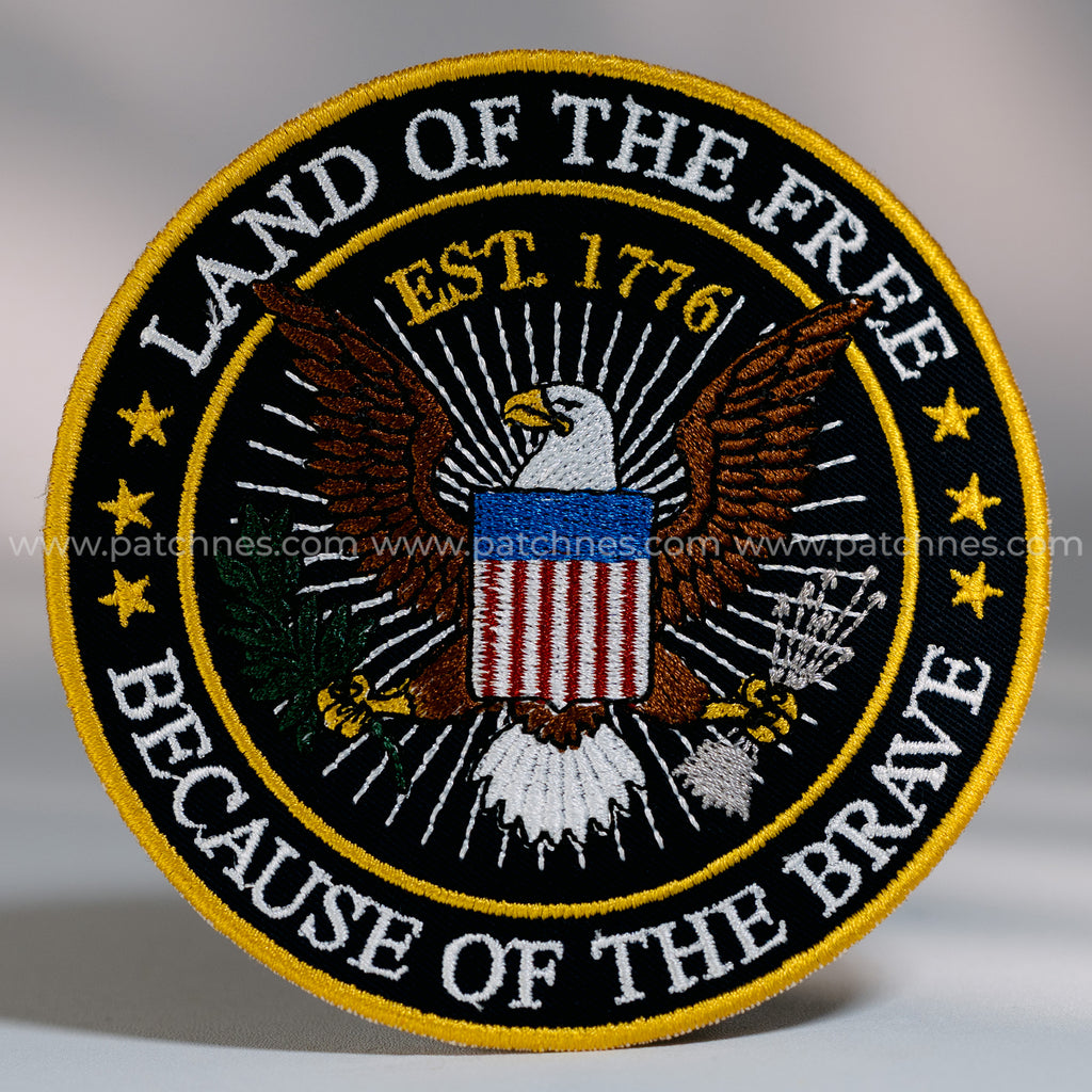 American Eagle 1776 Freedom Embroidered Patch