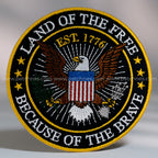 American Eagle 1776 Freedom Embroidered Patch