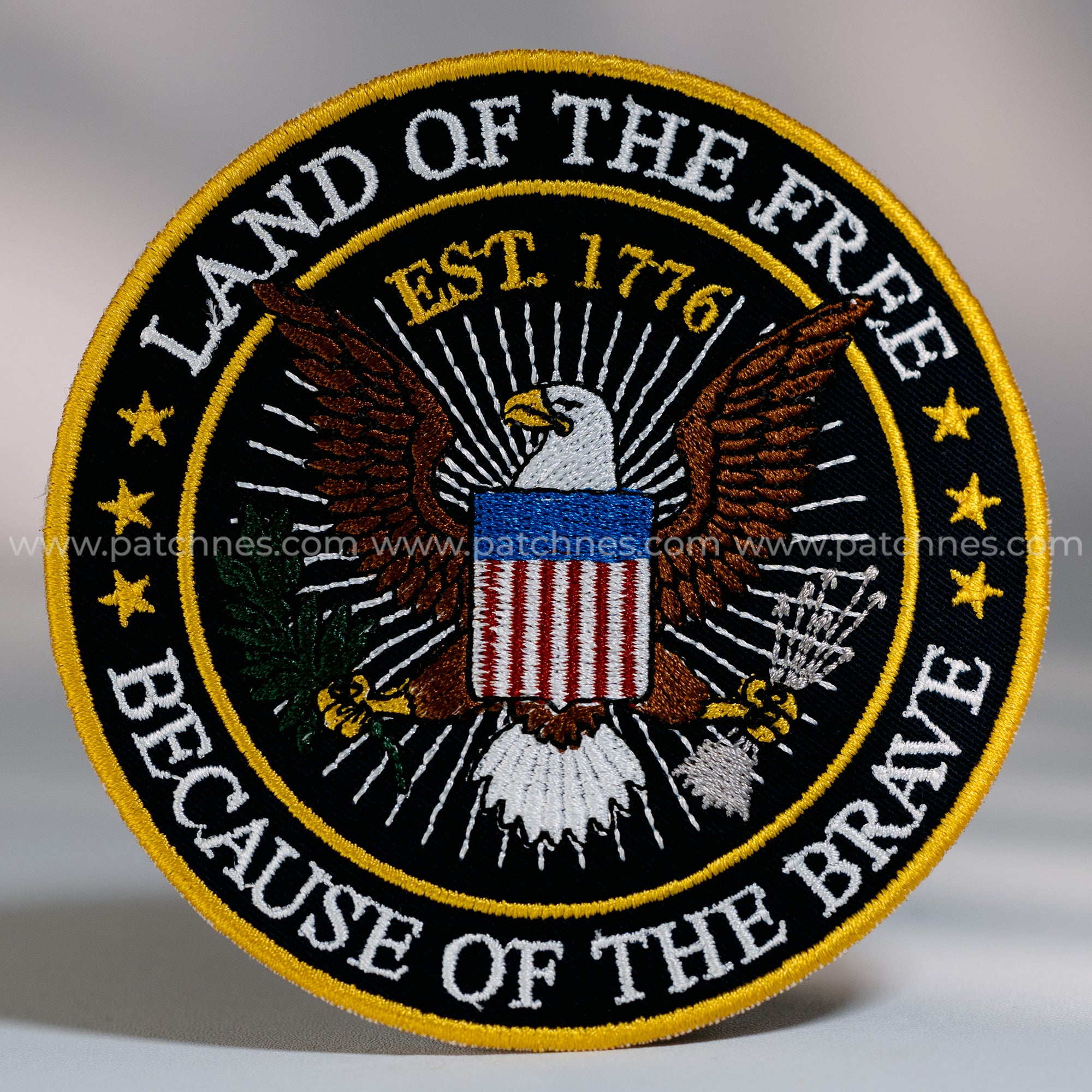 American Eagle 1776 Freedom Embroidered Patch