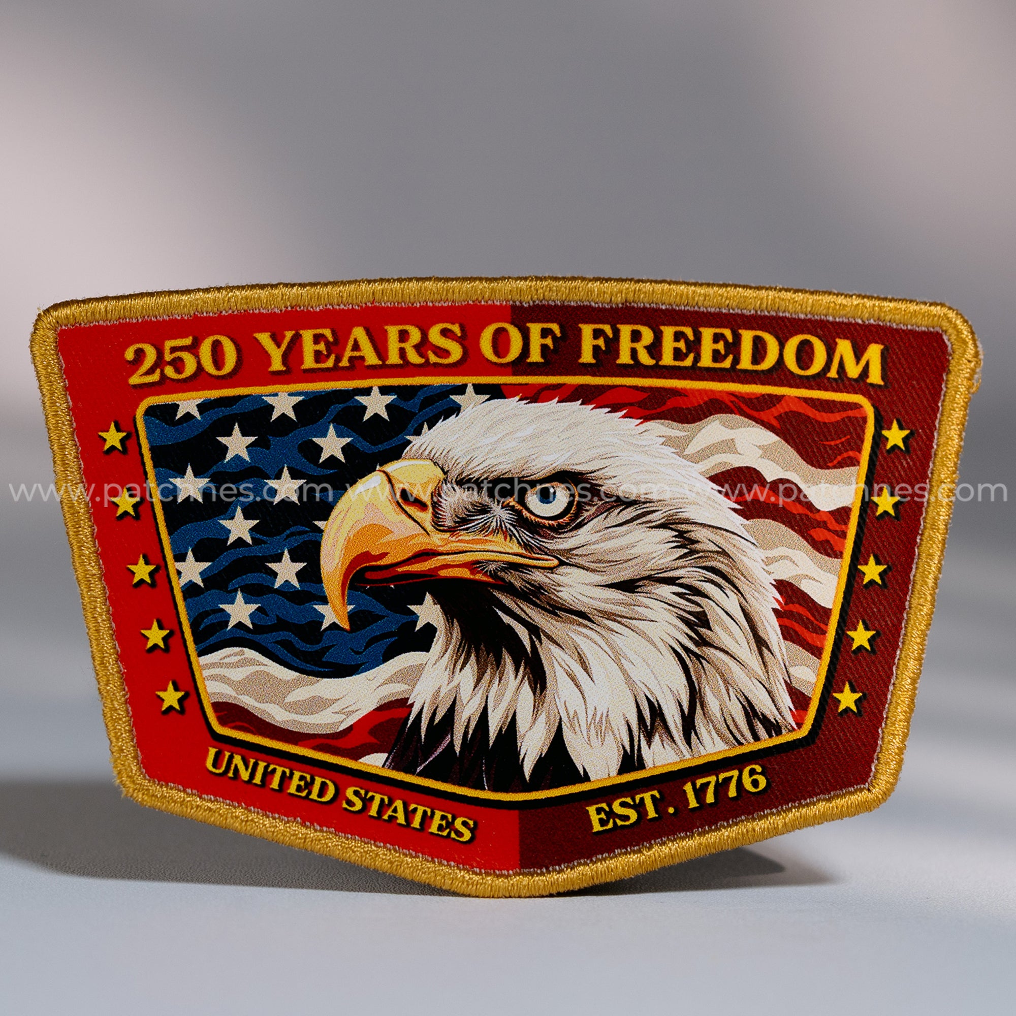 American Eagle 250 Years of Freedom Patch - Printed Patch