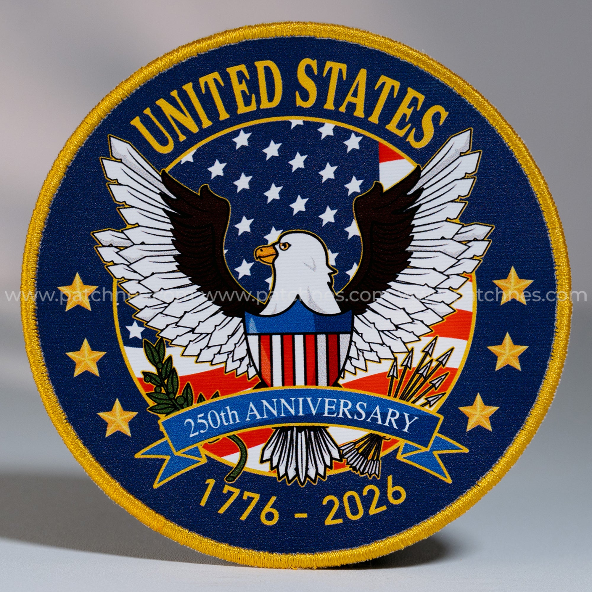 United States 250th Anniversary Patch - Printed Patch