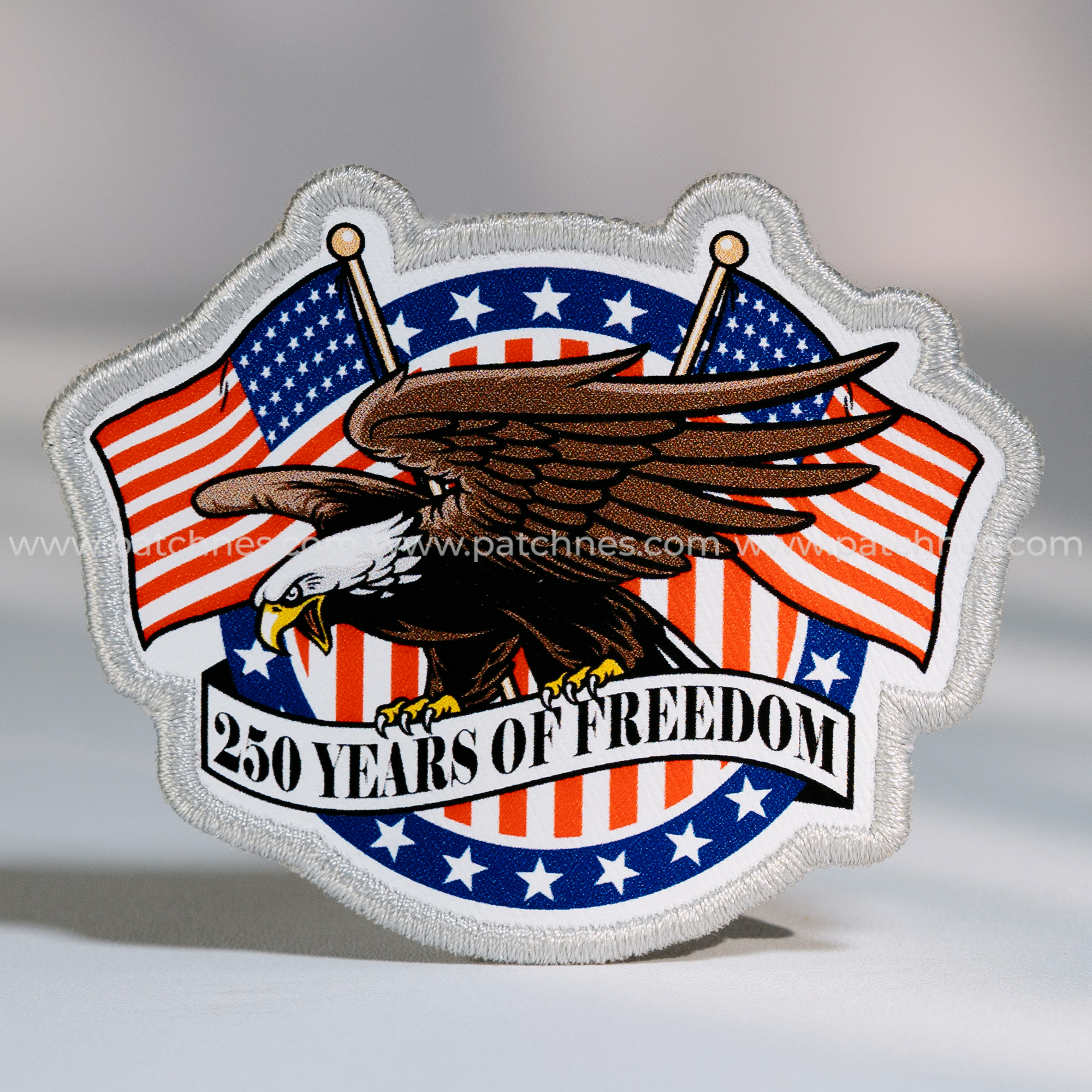 250 Years of Freedom Eagle Patch - Printed Patch