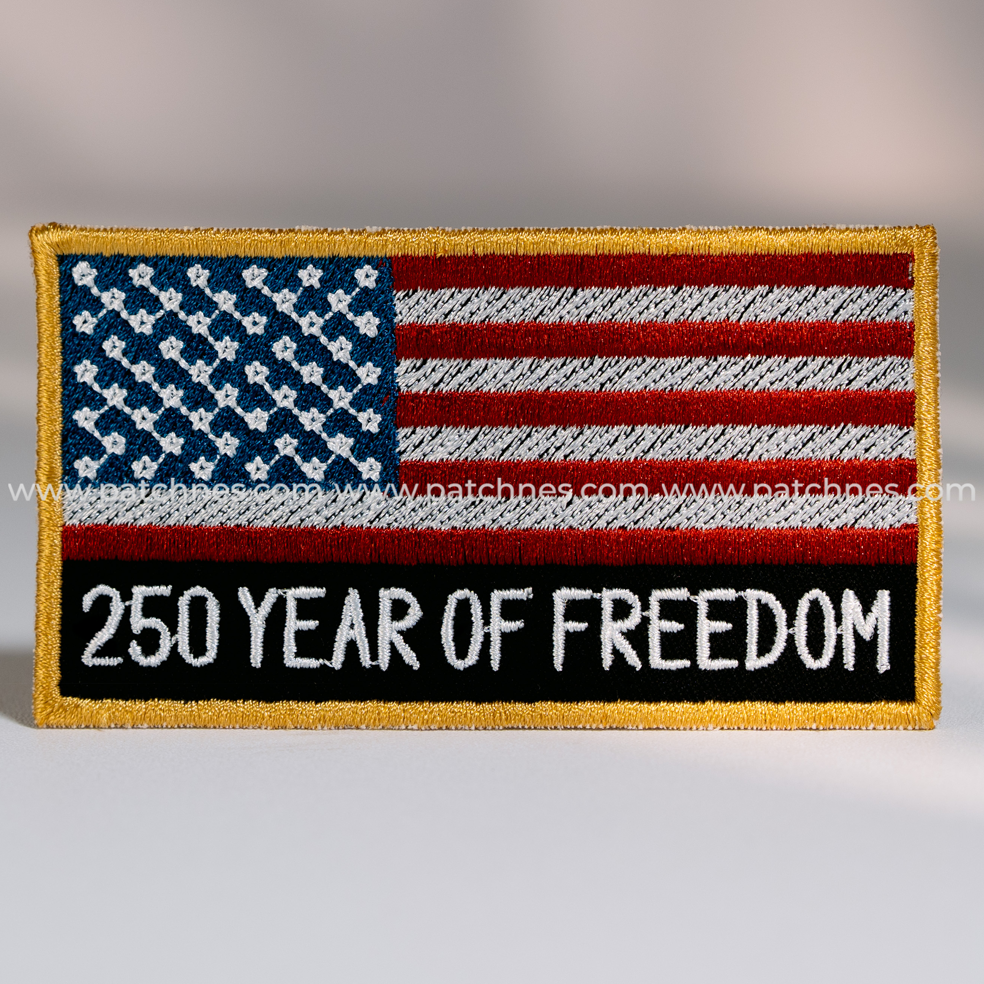 250 Years of Freedom USA Flag Patch