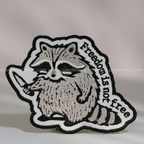 Freedom Raccoon Patch