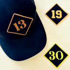 Personalized Number Patch – Custom Thread Color Embroidery