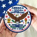 USA 250th Anniversary 1776-2026 Patch