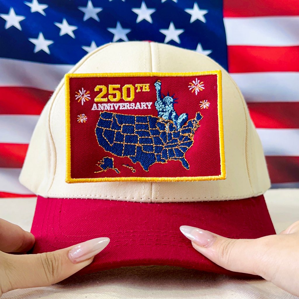 250 Years of Freedom Embroidered Patriotic Patch