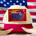 250 Years of Freedom Embroidered Patriotic Patch