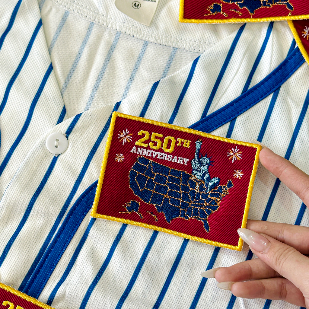 250 Years of Freedom Embroidered Patriotic Patch
