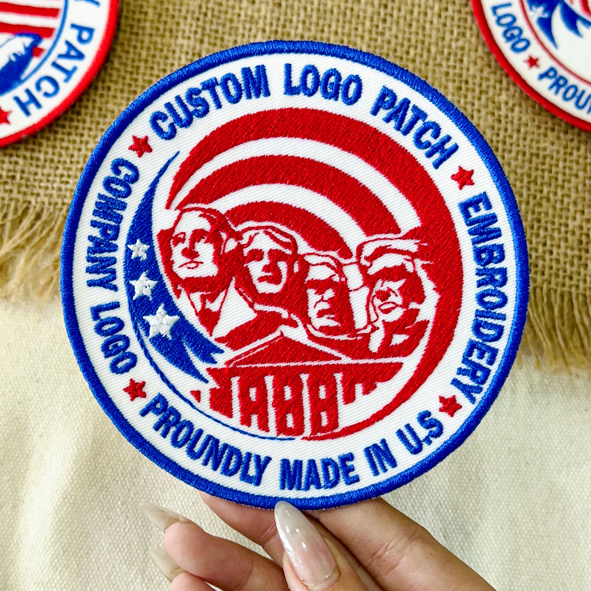 Custom USA 250th Anniversary Embroidered Patch