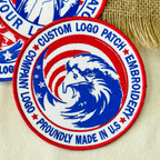Custom USA 250th Anniversary Embroidered Patch