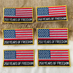 250 Years of Freedom USA Flag Patch