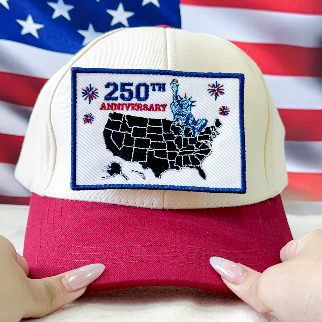250 Years of Freedom American Flag Embroidered Patch