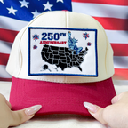 250 Years of Freedom American Flag Embroidered Patch